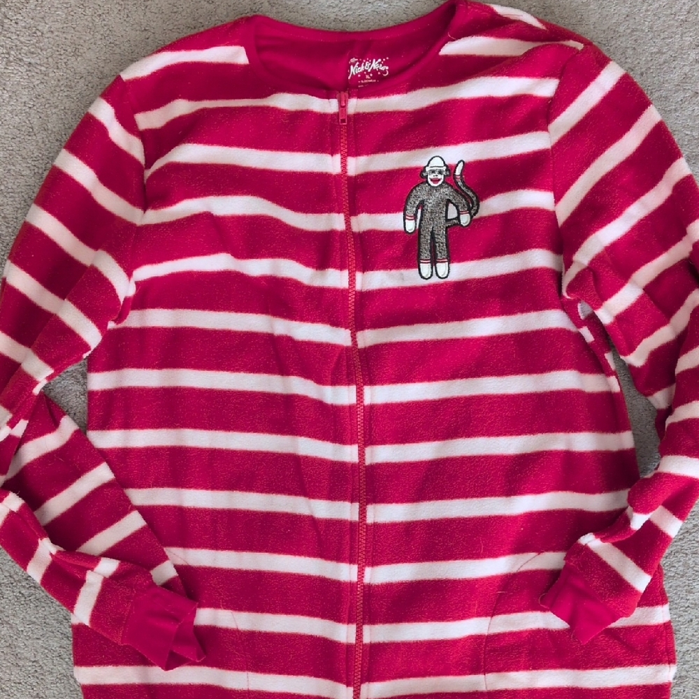 Nick & Nora Sock Monkey Onsie